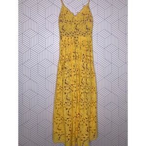 H&M Yellow Lace Dress